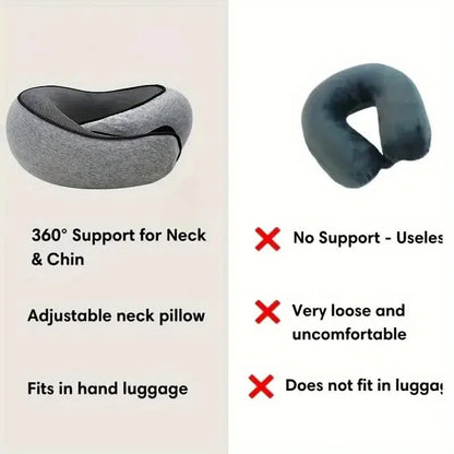 Travel Neck Pillow Memory Foam Support